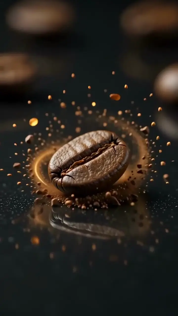 Caffè che gira nella tazza