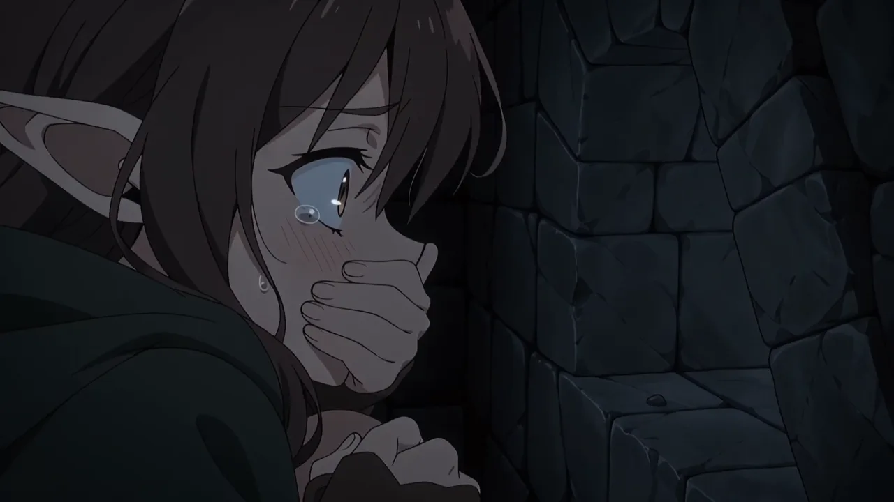 Elf Hides From a Dragon