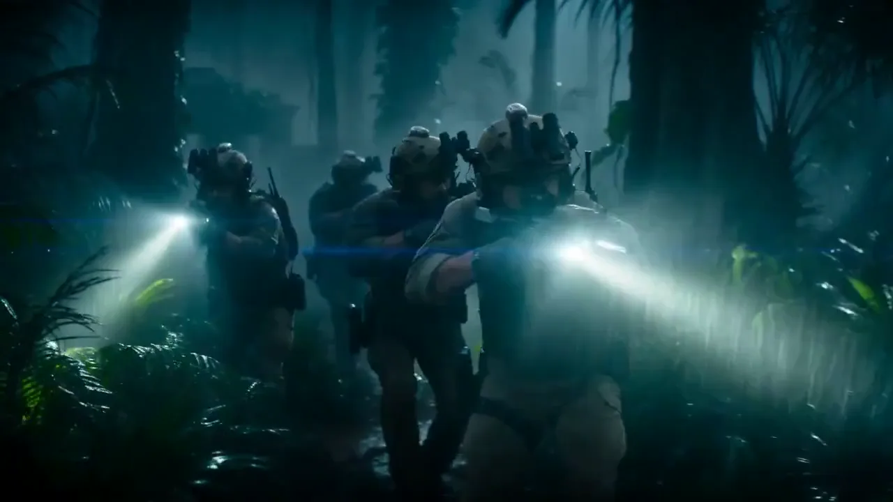 Soldiers Approach the Red Temple