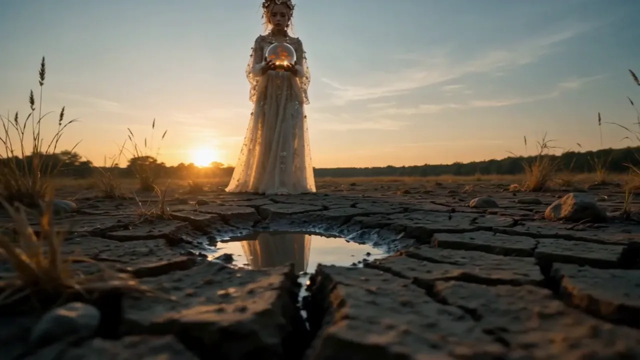 Water Spirit at Sunset